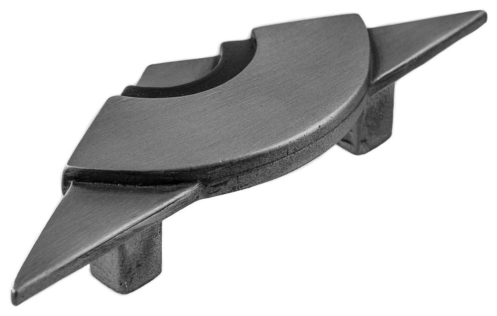 Moderno Pewter Cabinet Pull Hawk Hill Hardware, Vintage Pewter