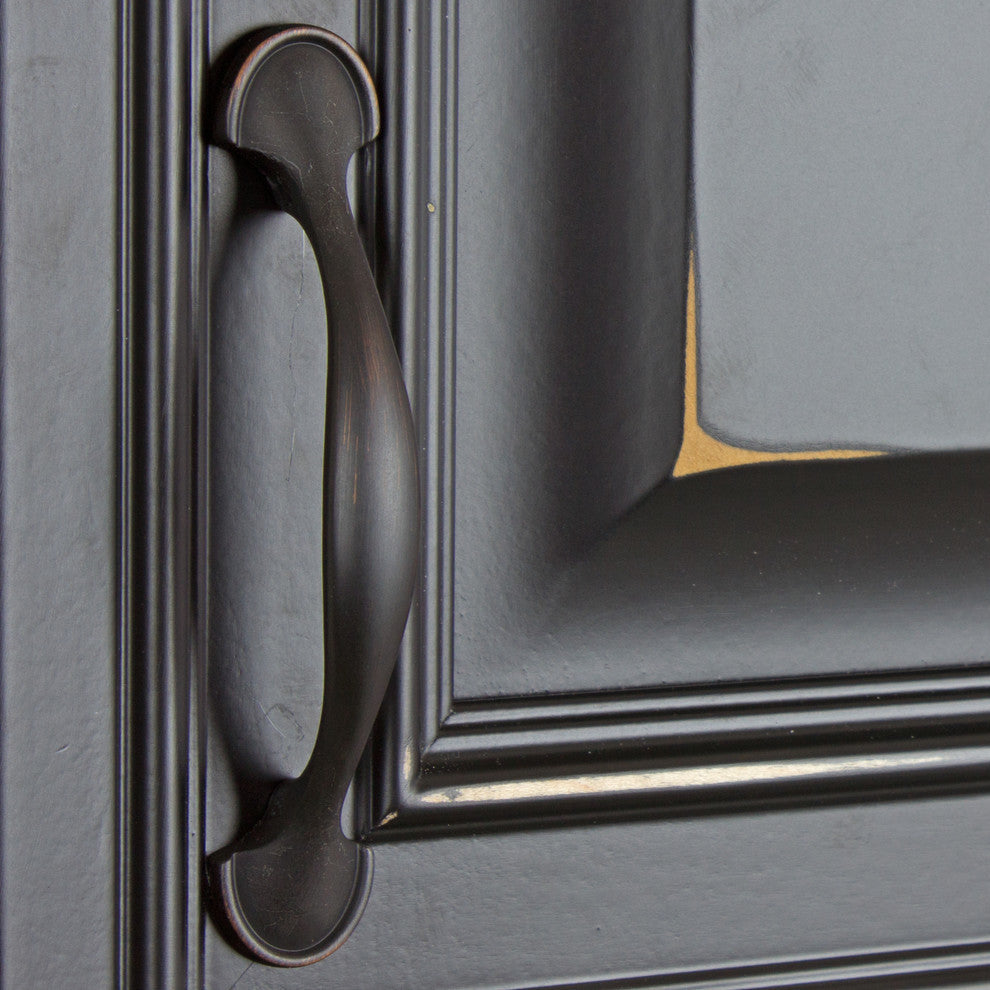 3" Center Rounded Arch Pull, Set of 10, Oil Rubbed Bronze
