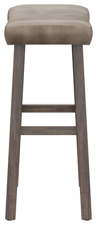 Hillsdale Saddle Backless Bar Height Stool