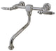 Kingston Brass Wall Mount Bathroom Faucet, Brushed Nickel