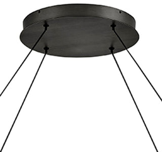 Fredrick Ramond Althea Extra Large Chandelier, Satin Black