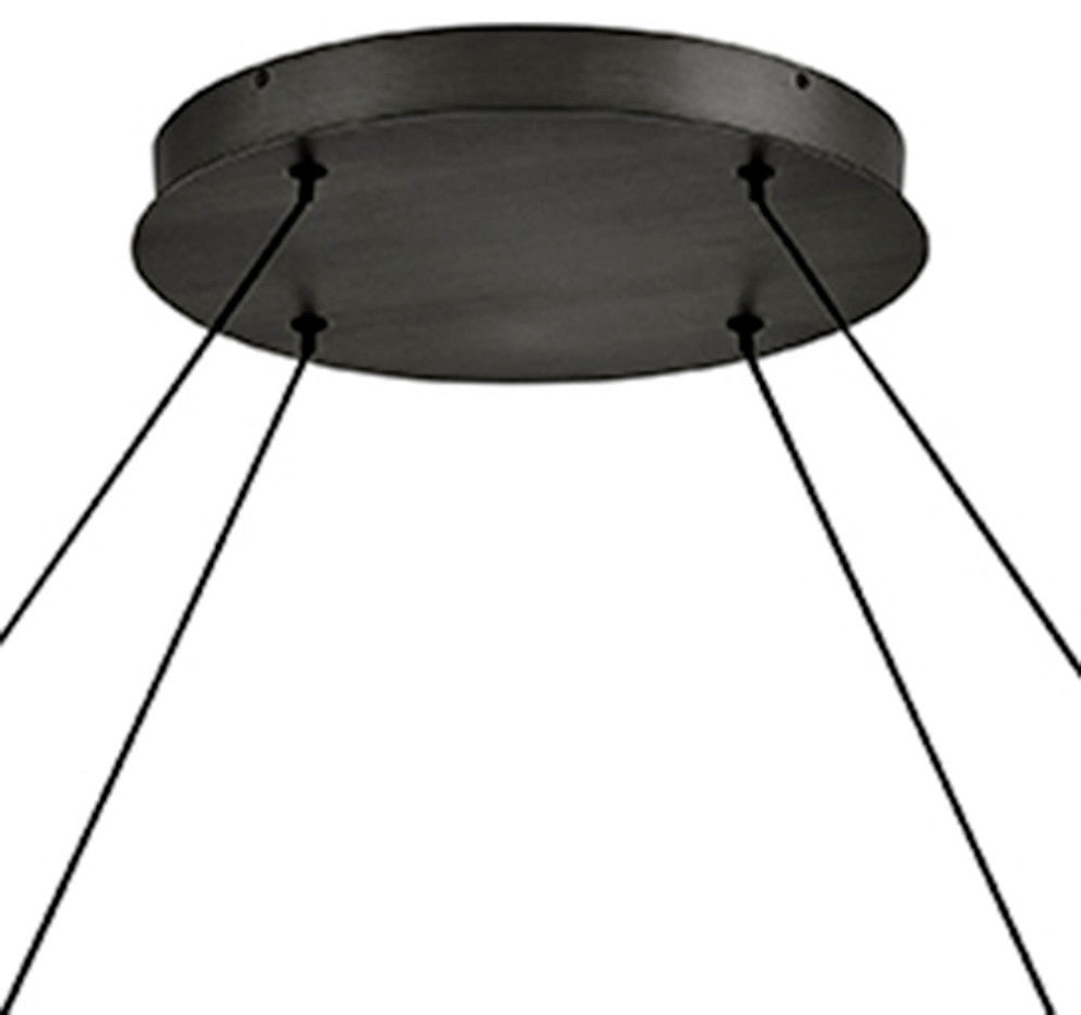 Fredrick Ramond Althea Extra Large Chandelier, Satin Black