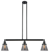 Innovations Lighting 213-Bk-G63-Led 3 Light Dimmable Led Island Light