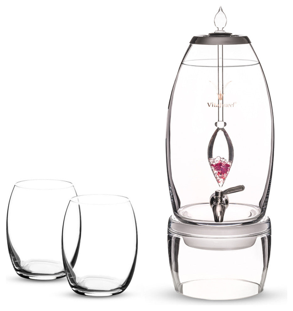 Water Dispenser, VitaJuwel Grande, Drinking Glass 6pc Set, Allure