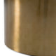 Modrest Rocky Glam White and Gold End Table