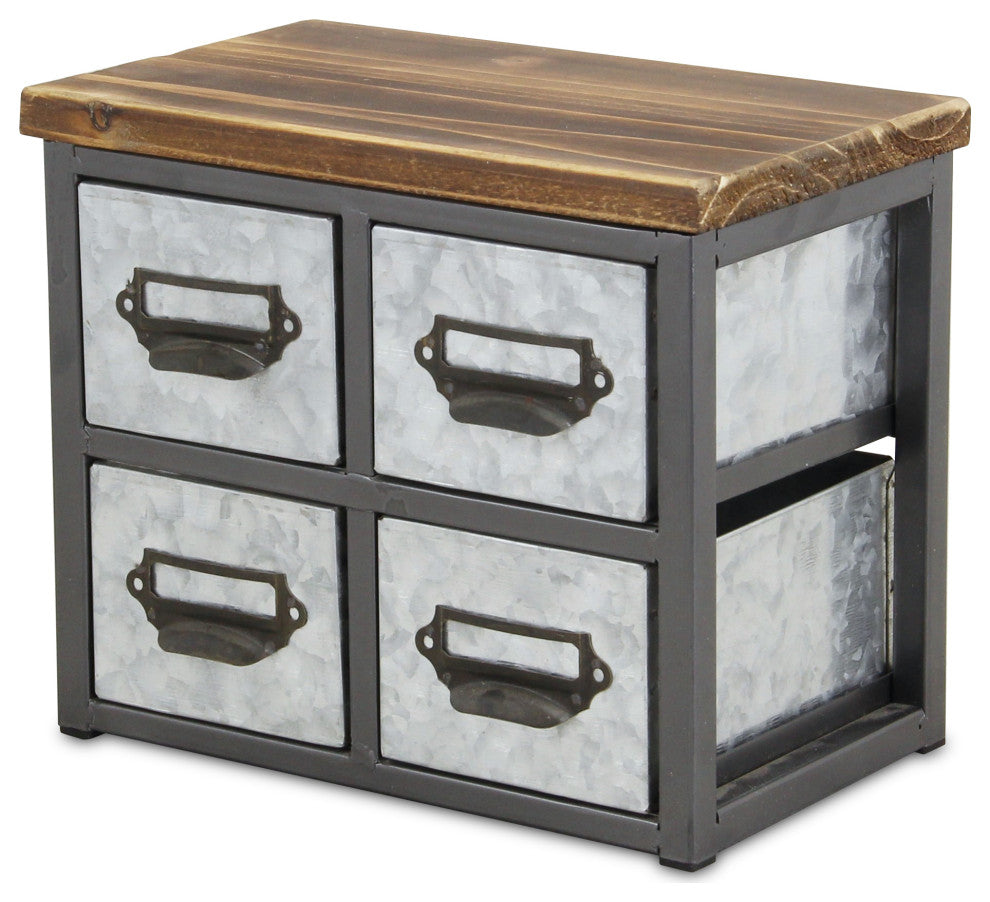 Multi-Drawer Mercantile Organizer, 4-Drawer