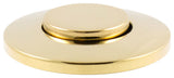 Replacement Disposal Air Switch Trim, Polished Brass