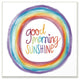 The Kids Room Good Morning Sunshine Rainbow Wall Plaque Art, 12"x12"