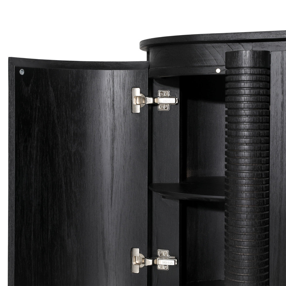 Starlight 63" Wide Sideboard, Black
