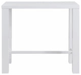 Abby Bar Table Top, High Gloss White