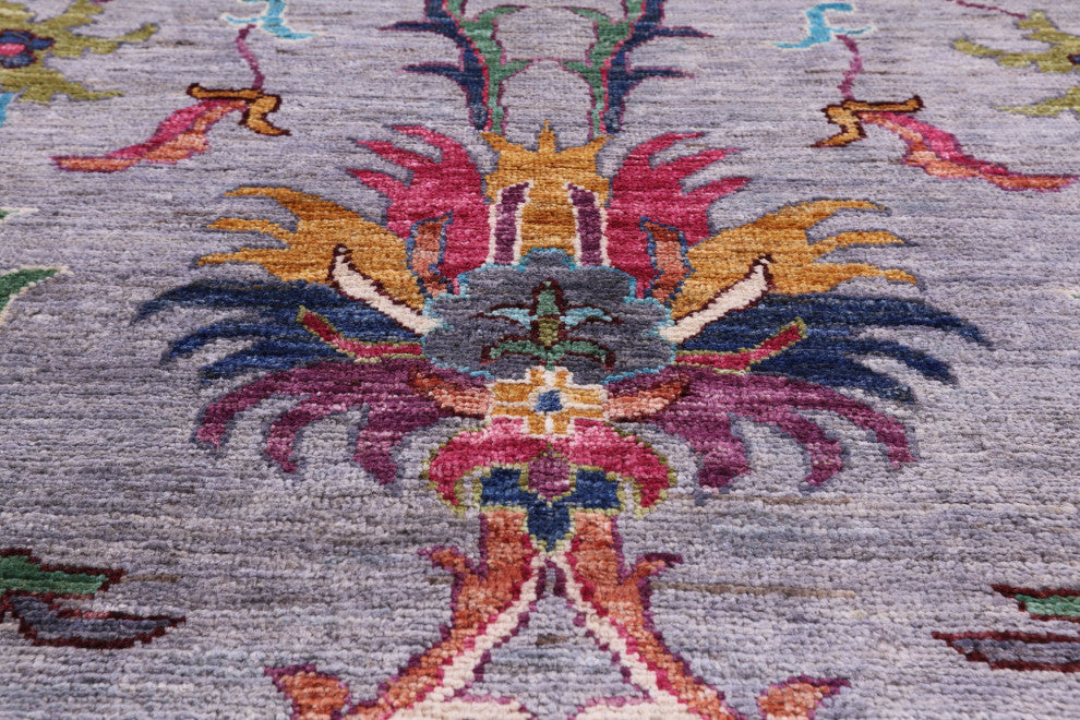 8' 0" X 10' 0" Hand Knotted Persian Tabriz Wool Rug Q8215