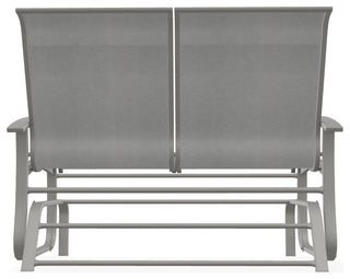 Belle Isle Sling 2-Seat Glider, Alloy/Snow