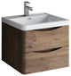 Fresca Tuscany 24" Rosewood Wall Hung Cabinet With Integrated Sink