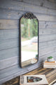 Kalalou Ccg1555 Rectangle Metal Mirror With Flower Details
