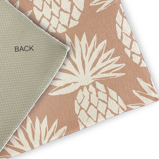 5' x 7' Pineapple Pattern Indoor/Outdoor Rug, Mauve