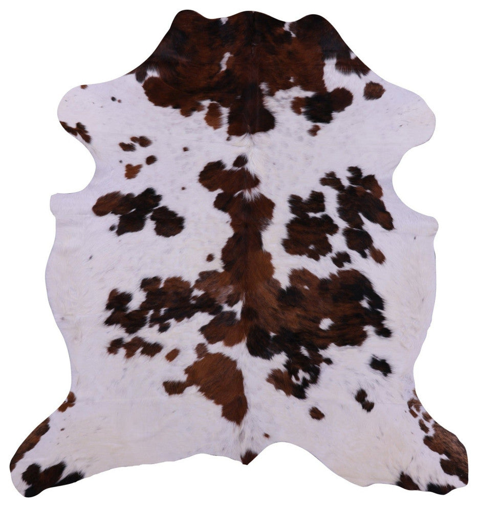 6' 10" X 6' 7" Natural Cowhide Rug C1783