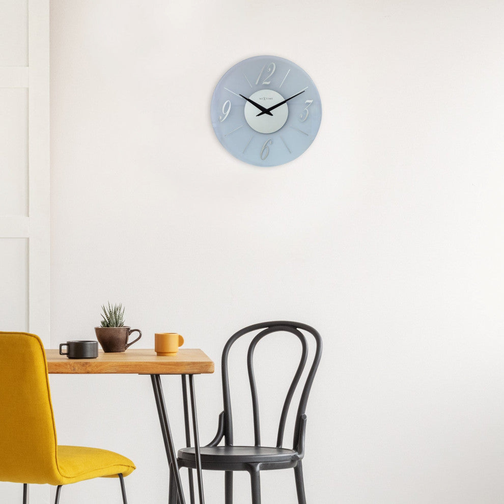 Dali, Frosted Glass Wall Clock, Round
