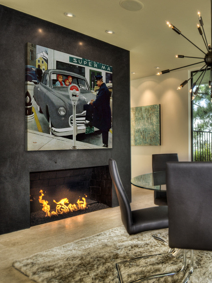 "Expired Meter" Painting Print on Canvas by George Hughes