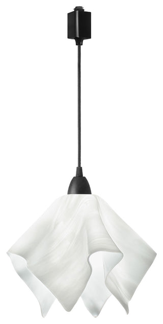 Jezebel Radiance Flame Track Light, Large, White Cloud