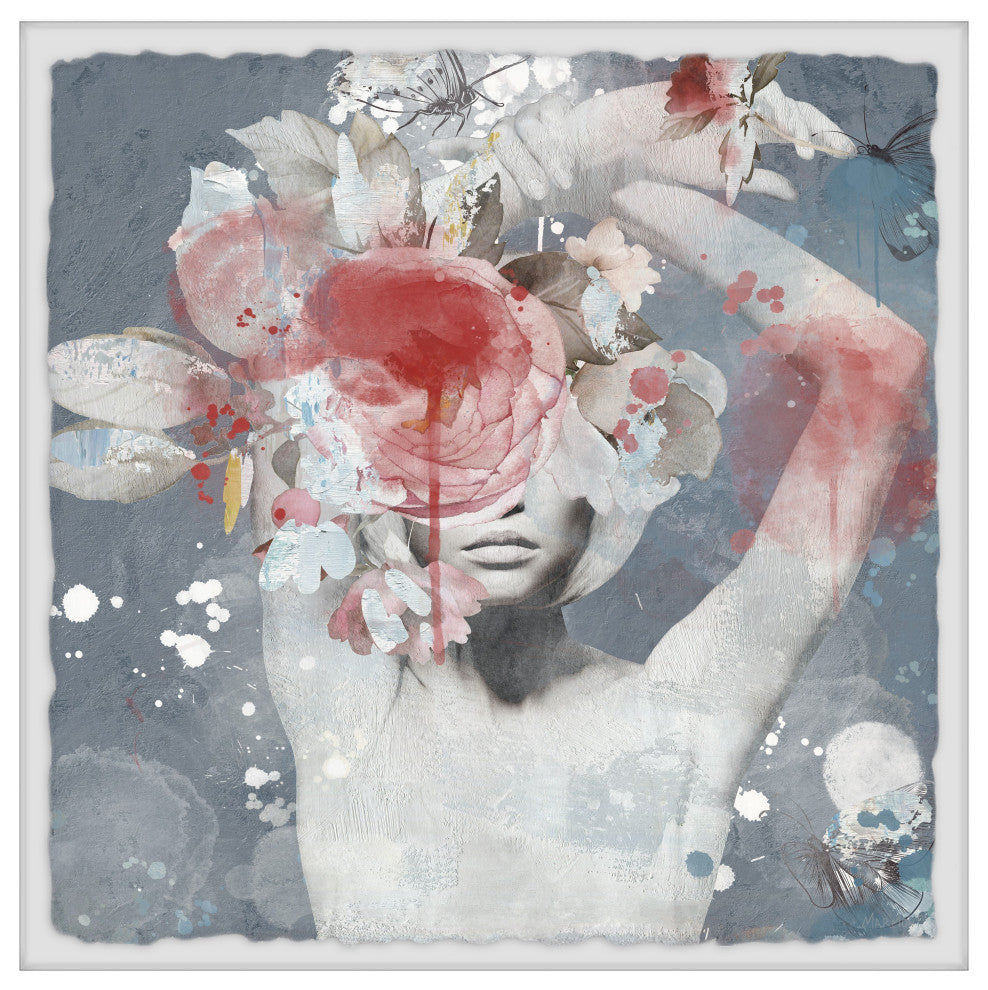 "She Who Dares" Framed Painting Print, 32x32