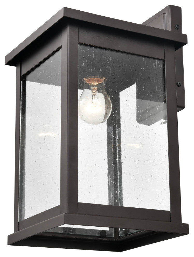 1 Light 8.5 in. Powder Coat Bronze Outdoor
