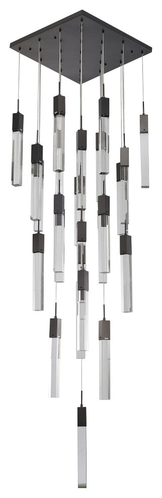 Crystal Cascade Multi-Light Pendant
