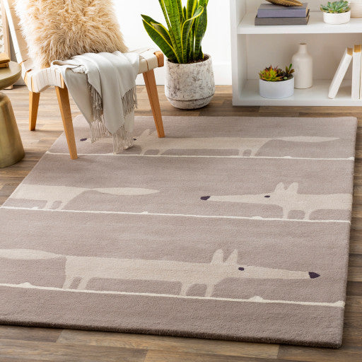 Surya Scion SCI-44 8'x11' Rug, Ivory/Taupe/Black/Cream