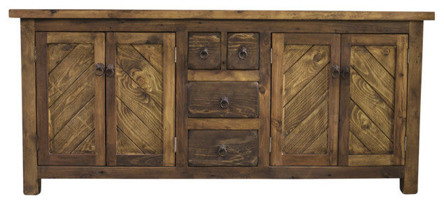 Carter Reclaimed Double Sink Vanity, 60"x22"x36"