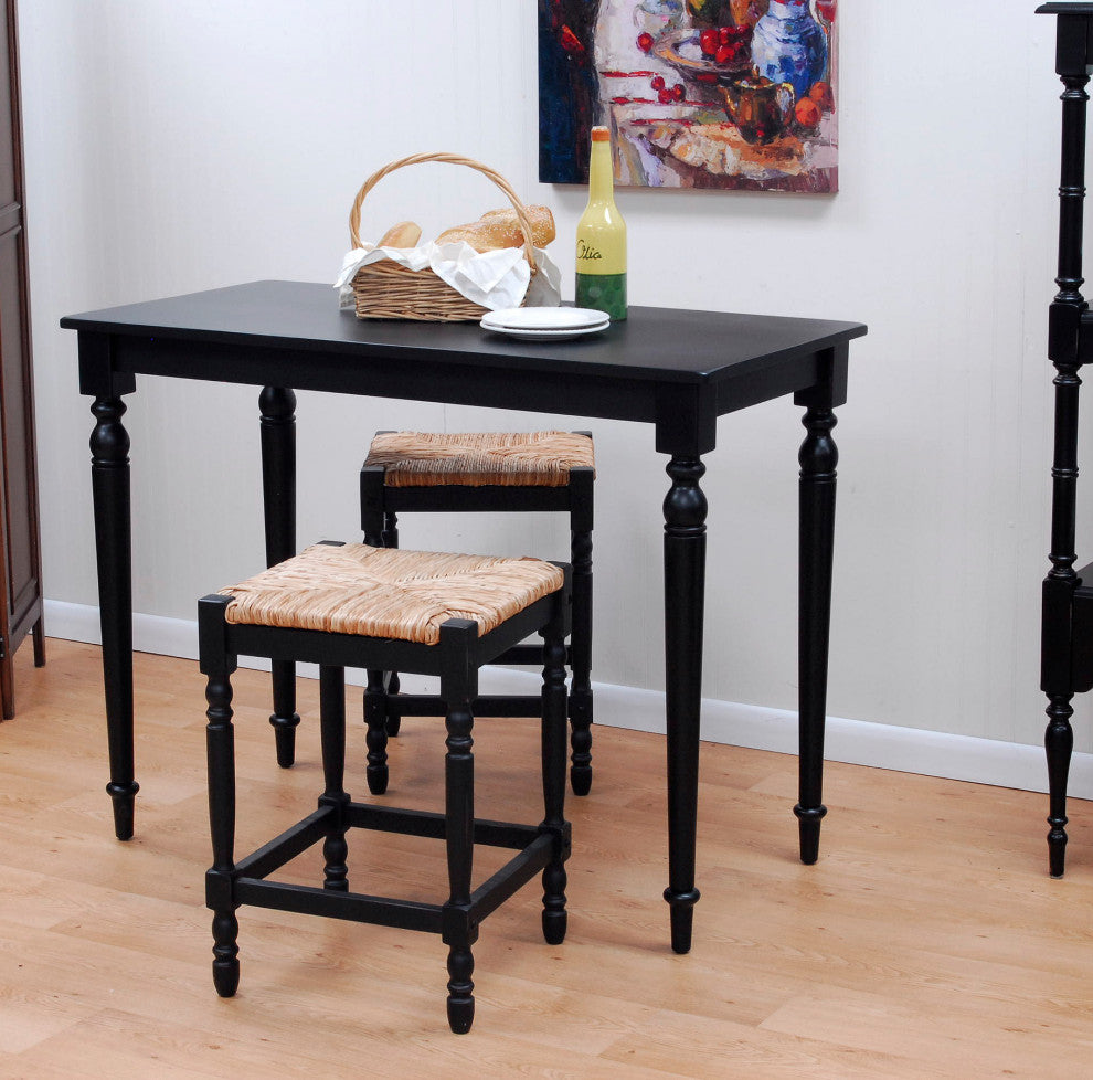 Thomasville Rta 24" Counter Stool, Antique Black