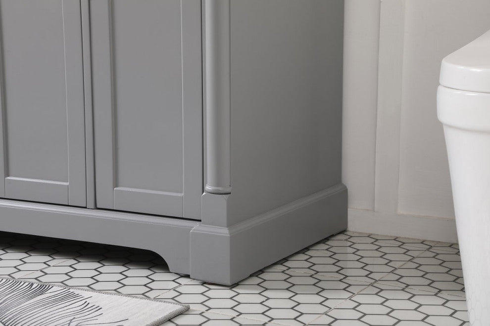 Home Living 48" Single Bathroom Vanity, Gray