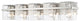 Zlite 1938-5V-BN 5-Light Vanity, Clear
