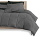 Bare Home 8-Piece Bed-in-a-Bag Split Sizes, Gray, Black, Split King