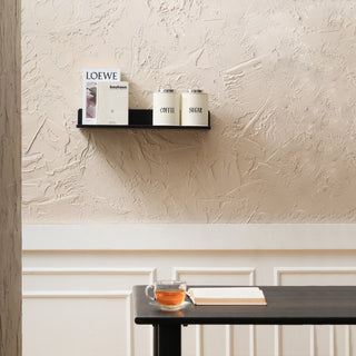 Yung Wall Mounted Shelves, Black, 24"