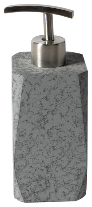 ALFI brand ABCO1023 7 Piece Solid Concrete Gray Matte Bathroom Accessory Set