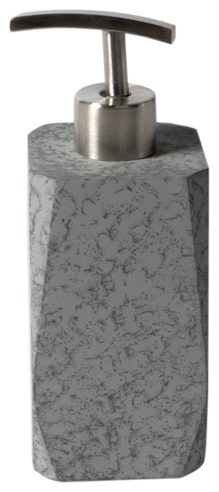 ALFI brand ABCO1023 7 Piece Solid Concrete Gray Matte Bathroom Accessory Set