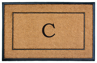 Calloway Mills The General Monogram Doormat, 30"x48", Letter C