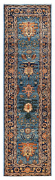Serapi One-of-a-Kind Hand-Knotted Area Rug Light Blue, 2'7" x 9'5"