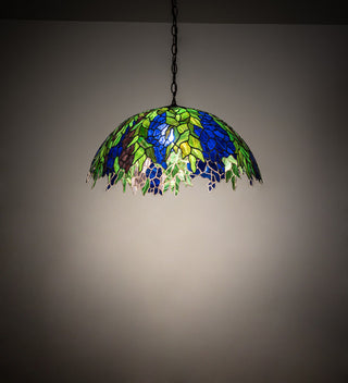 22 Wide Tiffany Honey Locust Pendant