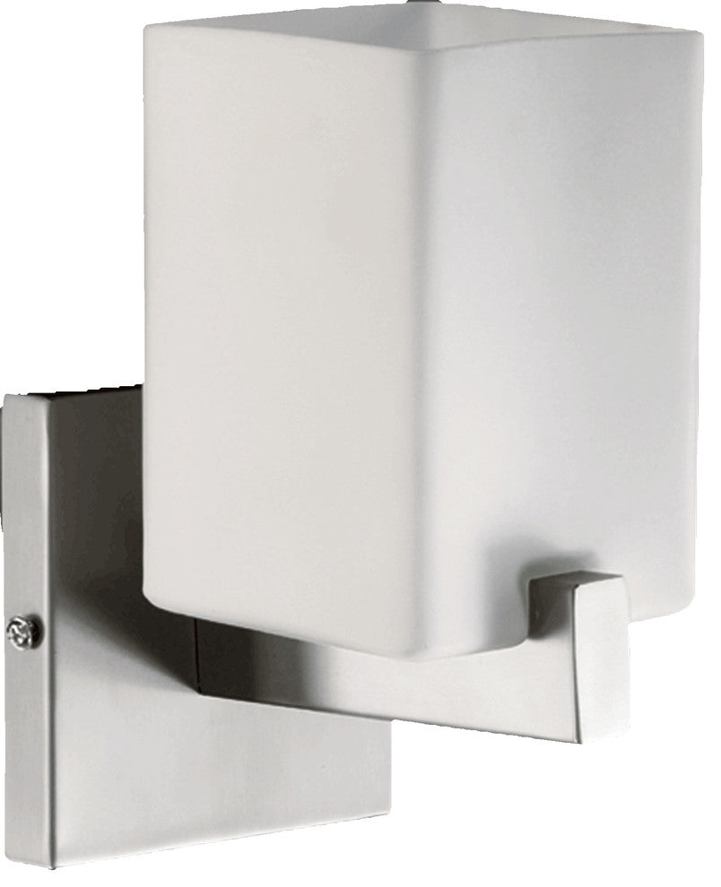 Modus 1-Light Wall Mount, Satin Nickel
