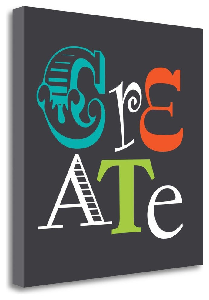 "Create" By Tamara Robinson, Giclee Print on Gallery Wrap Canvas, Ready to Hang