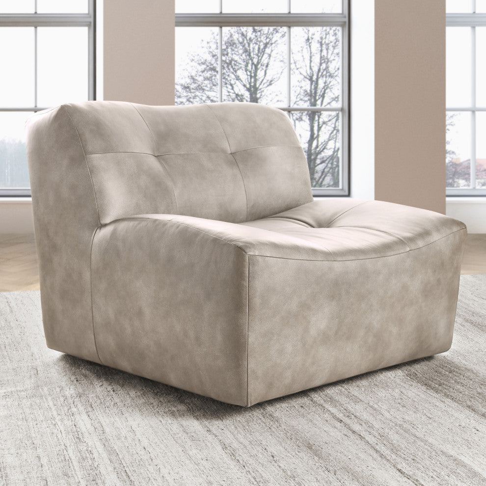 Gabriel Swivel Accent Chair Sand by Kosas Home