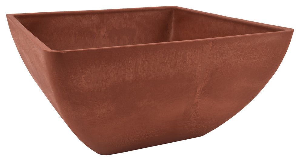 Simplicity Square Pot, Terra-Cotta, Small