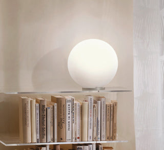 1x60W Table Lamp w/ Siliver Finish & Opal Glass