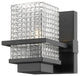 Innovations 310-1W-BK-CL-LED 1-Light Bath Vanity Light, Black