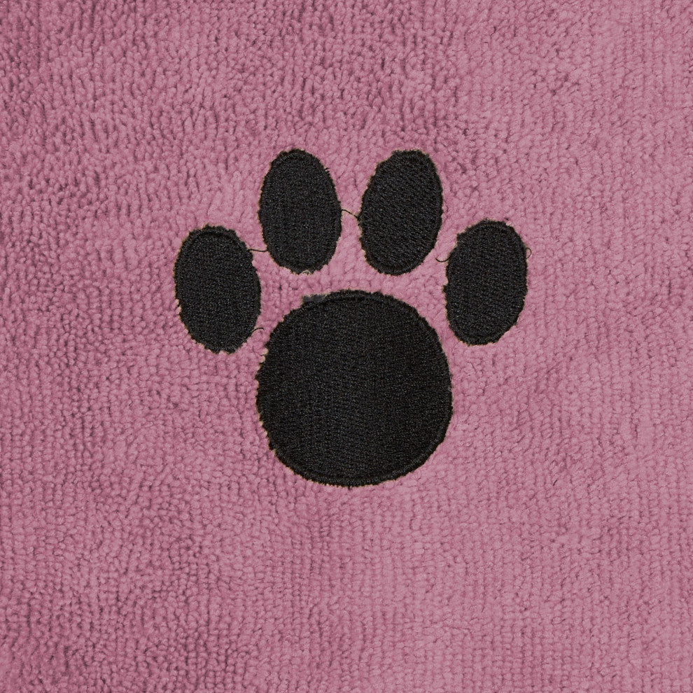 Rose Embroidered Paw Small Pet Towel (Set of 3)
