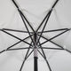 9' Round Double Pulley Commercial Contract Umbrella, Black, Graphite