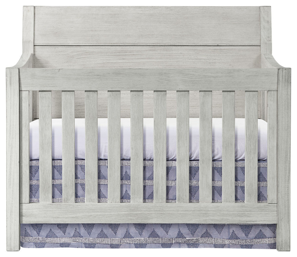 Timber Ridge 57"W Wood Convertible Crib, Weather Washed Sierra