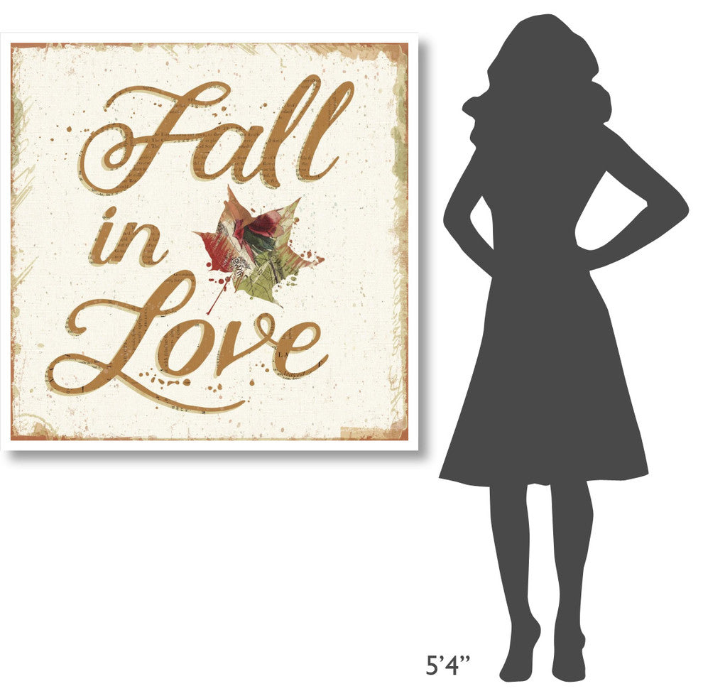 "Falling For Fall III" Digital Paper Print by Katie Pertiet, 42"x42"