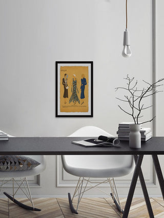 "Long and Pretty" Framed Painting Print, 30"x45"