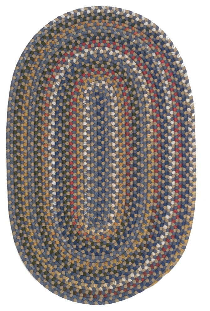 Wayland Oval, Blue 4x7